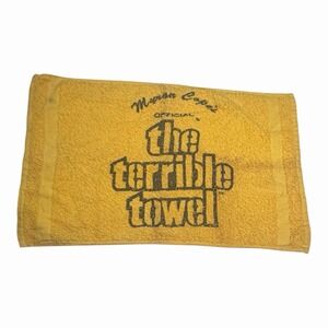 Vintage Pittsburgh Steelers NFL Myron Cope's Official Terrible Towel
